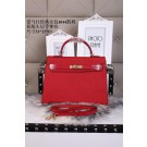 Top Imitation Hermes epsom leather kelly Tote Bag1044 red JH01868EE80