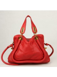 2011 Chloe Paraty Leather Shoulder Bag 29883 Red JH08999nZ35