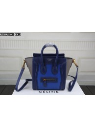 2015 Celine classic 3308 brilliant blue&royal blue&gray JH06486Kn56