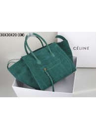2015 Celine classic nubuck leather with original leather 3341-4 dark green JH06525rj41