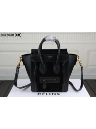 2015 Celine classic nubuck leather with plain weave 3308 black JH06483hJ71