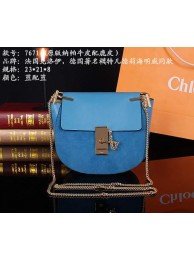 2015 chloe handbag 7671 blue JH08977Ga14