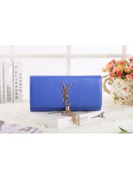 2015 Yves Saint Laurent hot style original leather 5485 brilliant blue JH08463IN59