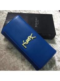 2015 Yves Saint Laurent hot style wallet 30180 blue JH08409nZ35