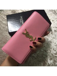 2015 Yves Saint Laurent hot style wallet 30180 pink JH08411tF12