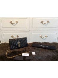 2015 Yves Saint Laurent new model fashion shoulder bags caviar 26578 black JH08419Qa65