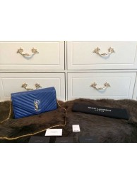 2015 Yves Saint Laurent new model fashion shoulder bags caviar 26578 blue JH08416Li93
