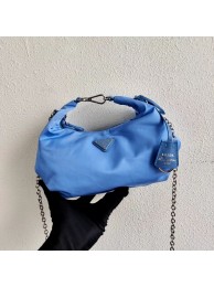 AAA 1:1 Prada Re-Edition 2005 nylon shoulder bag 1BH172 blue JH05014IL96