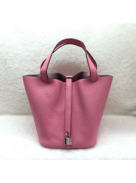 AAA Hermes Picotin Lock 22cm Bags togo Leather 1048 Pink JH01717Nk89