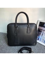 AAA Prada Leather Briefcase 2VE368 black JH05371CB45