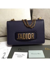 AAA Replica Dior JADIOR Shoulder Bag 9003 Dark blue JH07652UG71