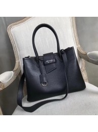 AAAAA Knockoff Prada Leather handbag 1BG148 black JH05378qN39