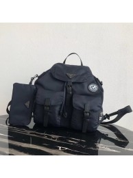 AAAAA Prada Re-Nylon backpack 1BZ811 black&grey JH05110DU34