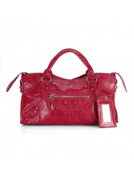 Balenciaga genuine Lambskin Handbag 084828 red JH09468uK17