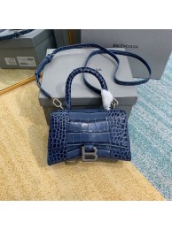 Balenciaga Hourglass XS Top Handle Bag 28331S blue JH09366lp62