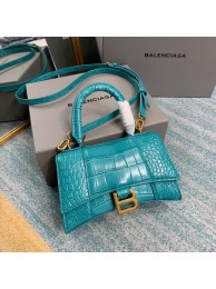 Balenciaga Hourglass XS Top Handle Bag 28331S light blue JH09370jn49
