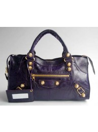 Balenciaga The City Handbag 084328B Purple JH09534xs19