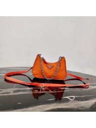 Best Quality Prada Re-Edition nylon mini shoulder bag 1TT122 orange JH05003Ss63