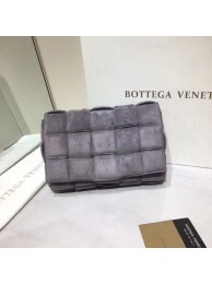 Bottega Veneta PADDED CASSETTE BAG suede 591970 grey JH09123vb27