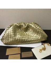 Bottega Veneta Weave Clutch bag 585853 gold JH09244xA12