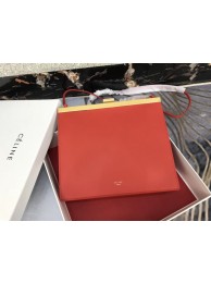 CELINE MINI CLASP BAG IN SMOOTH CALFSKIN 181053 red JH06065fm32