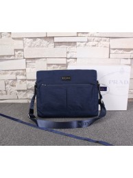 Cheap Prada Shoulder bag P9039 Royal blue JH05723PC54