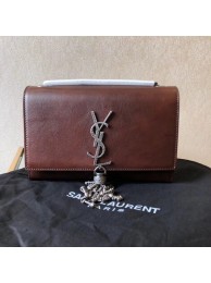 Cheap Yves Saint Laurent Small Monogramme Cross-body Shoulder Bag Y045 brown JH08018Ky58