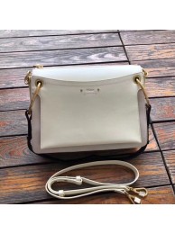 CHLOE Roy leather and suede Medium shoulder bag 20656 cream JH08898Zz83