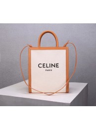 Copy 1:1 Celine TEEN TRIOMPHE BAG IN TRIOMPHE CANVAS AND CALFSKIN CL91041 white JH05831lS35