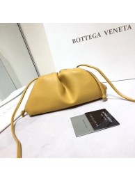 Copy Bottega Veneta Nappa lambskin soft Shoulder Bag 98057 yellow JH09228hz48