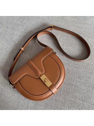 Copy CELINE SMALL BESACE 16 BAG IN SATINATED CALFSKIN CROSS BODY 188013 TAN JH05957nY30