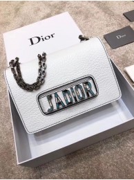 Copy J ADIOR FLAP BAG IN OFF-WHITE CANYON GRAINED LAMBSKIN M9000 JH07587OM51
