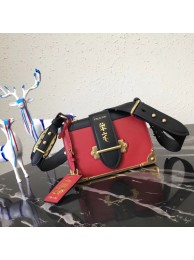 Copy Prada Cahier Leather Shoulder Bag 1BD045-1 red JH05688hz48