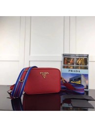 Copy Prada Calf leather Shoulder Bag 1BH082-2B red JH05586NX87