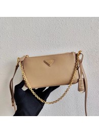 Copy Prada Saffiano leather mini shoulder bag 2BH171 apricot JH04976Of26