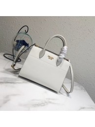 Copy Prada saffiano lux tote original leather bag bn4458 white JH05592lZ95