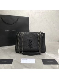 Copy SAINT LAURENT leather shoulder bag Y554248 black JH07952lZ95