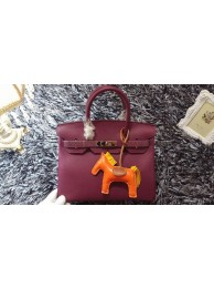 Designer Fake Hermes Birkin 30CM tote bags litchi leather H30 purple JH01719TP23
