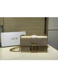 Dior 30 MONTAIGNE SMOOTH CALFSKIN FLAP BAG C9230 gold JH07038mB48