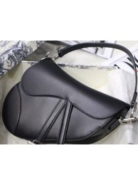 Dior BLACK SADDLE SOFT CALFSKIN BAG M0446V JH07109ll49