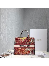 DIOR BOOK TOTE BAG IN EMBROIDERED CANVAS C1286-4 JH06968sc42