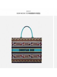 DIOR BOOK TOTE EMBROIDERED CANVAS BAG M1287-4 JH06990Bh43