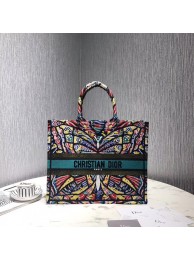 DIOR BOOK TOTE EMBROIDERED CANVAS BAG M1287-7 JH06987xK90