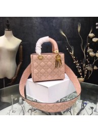 Dior CANNAGE Original Calfskin Leather Tote Bag 3891 pink JH07631Ye63