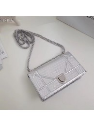 Dior DIORAMA leather Chain bag S0328 silver JH07219Qa67