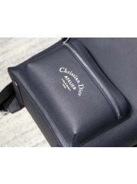 Dior Original Cowhide knapsack S0208 Royal Blue JH07544Hc46