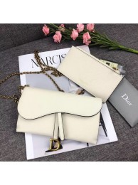 DIOR WITH CHAIN bag 26955 white JH07444lH78