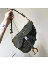 Fake 1:1 DIOR GREEN SADDLE CAMOUFLAGE POUCH M0446C JH07033qF80