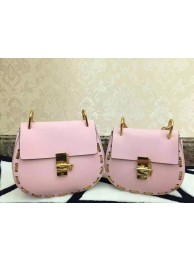 Fake 2015 Chloe Drew Shoulder Bags Original Leather 20828 Pink JH08959GM41