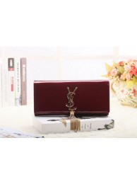 Fake 2015 Yves Saint Laurent hot style patent leather 5485 burgundy JH08476HB93